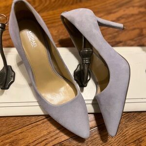 Michael Kors Light Purple Suede Heels